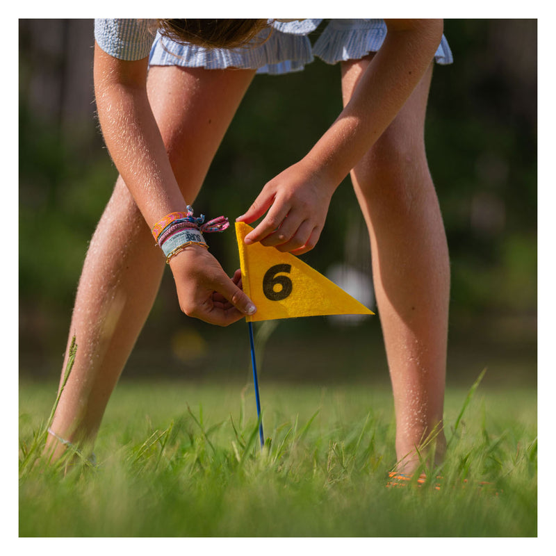 ギャラリービューアに画像をロードする, Bs toys – disc golf – buitenspel – speelgoed-golfset met vlaggen en schijven – vanaf 6 jaar