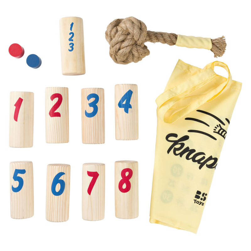 Afbeelding laden in galerijviewer, Bs toys – knapsack werpspel – behendigheidsspel voor buiten – vanaf 8 jaar - buitenspeelgoed - familiespel - houten speelgoed - buitenspel