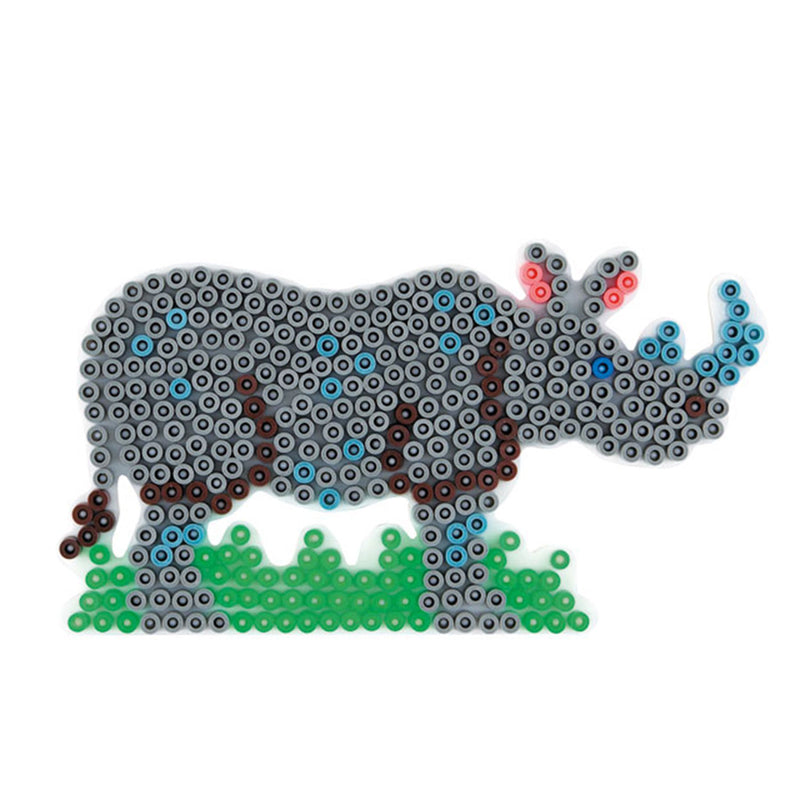 Load image into Gallery viewer, Hama midi strijkkralenbordje - neushoorn