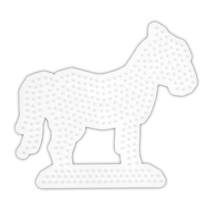 Load image into Gallery viewer, Hama strijkkralen grondplaat paard wit