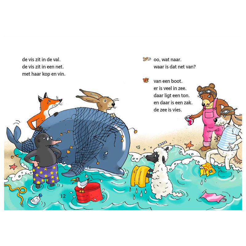 Load image into Gallery viewer, Uitgeverij kluitman de bol van lif, een vis aan wal - avi start