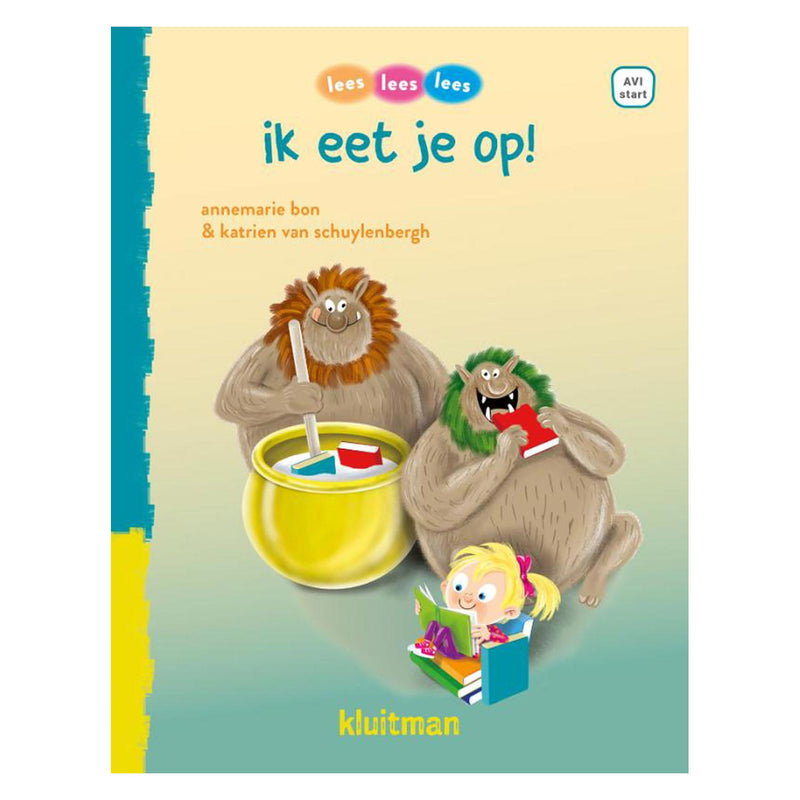 Load image into Gallery viewer, Uitgeverij Kluitman Lees lees lees ik eet je op! (AVI-Start)
