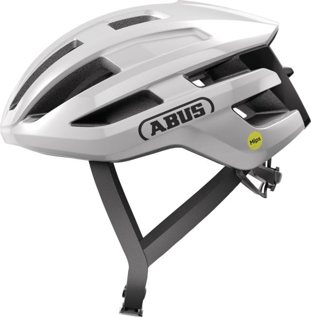 Afbeelding laden in galerijviewer, Abus powerdome fietshelm mips shiny white