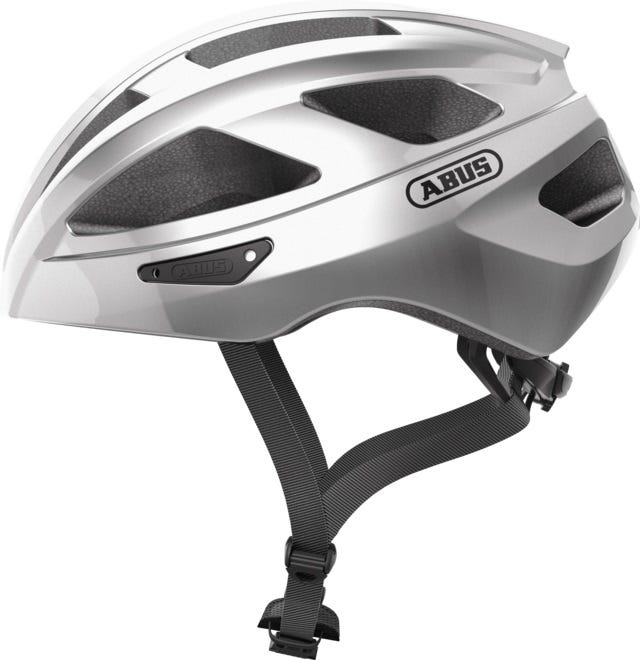 Afbeelding laden in galerijviewer, Abus helm MacatGoud gleam Zilver M 52-58cm