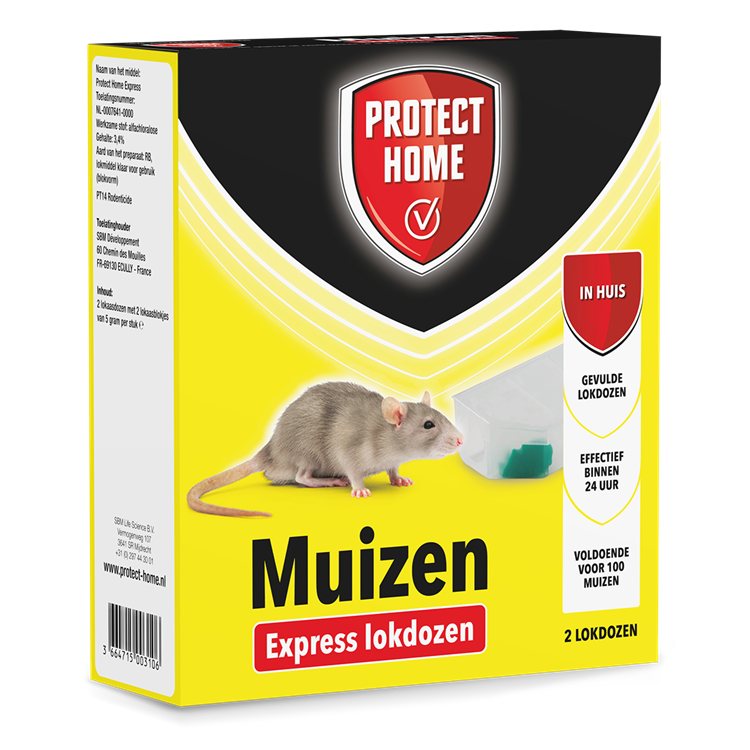 Afbeelding laden in galerijviewer, Pro-tect 1066307 - express muizenmiddel 2 stuks | 2 stuks