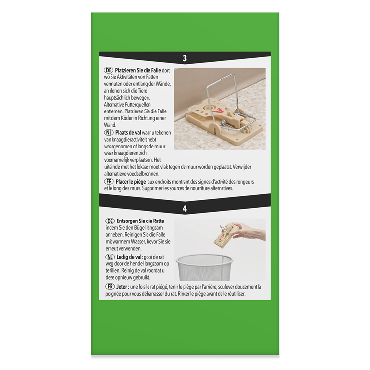 Afbeelding laden in galerijviewer, Pro-tect 1066345 - val ratten plastic 2 stuks | 2 stuks