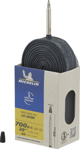 Load image into Gallery viewer, Michelin a2 airstop inner tube for 28