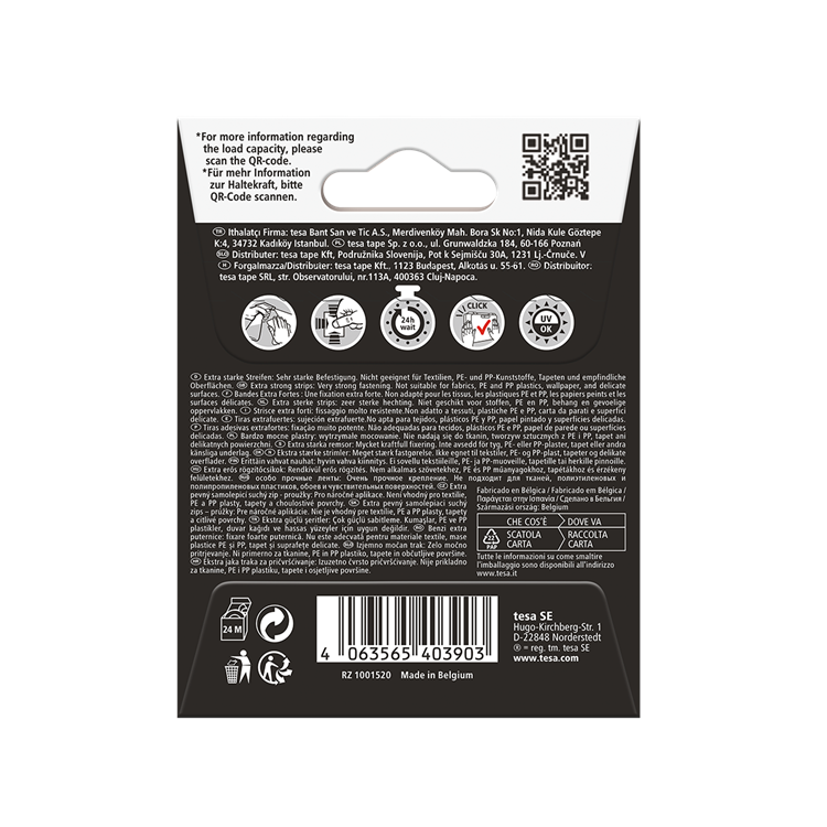 Afbeelding laden in galerijviewer, Tesa 1074184 - ultra power lock strips | 6 stuks