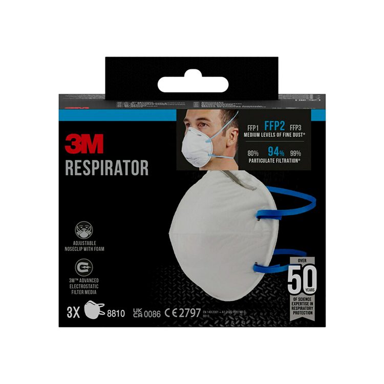 Chargez l'image dans la visionneuse de la galerie, 3m 1061820 - stofmasker 8810c3n 3st | 3 stuks