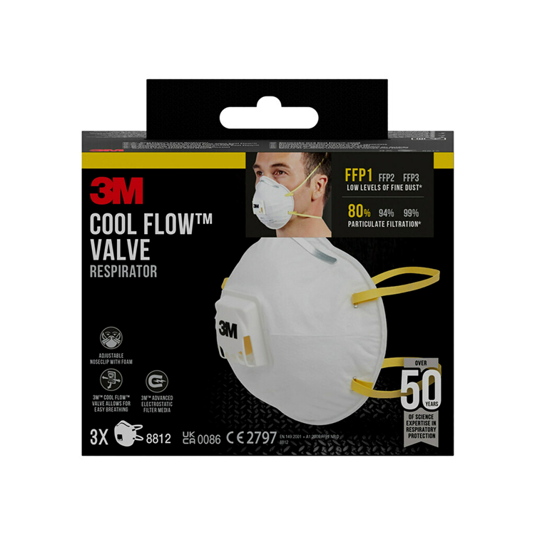Afbeelding laden in galerijviewer, 3m 1061821 - stofmasker 8812c3n 3st | 3 stuks
