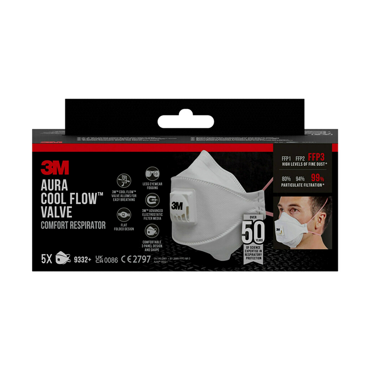 Chargez l'image dans la visionneuse de la galerie, 3m 1062864 - aura fijnstofmasker ffp3 | 1 stuks