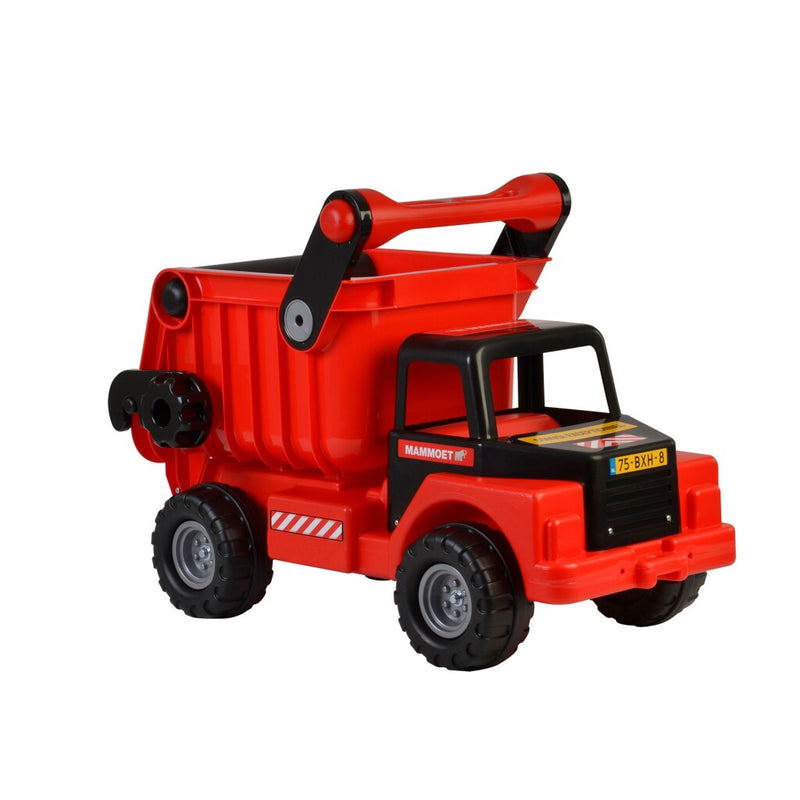 Load image into Gallery viewer, Polesie mammoet mega kiepwagen rood zwart
