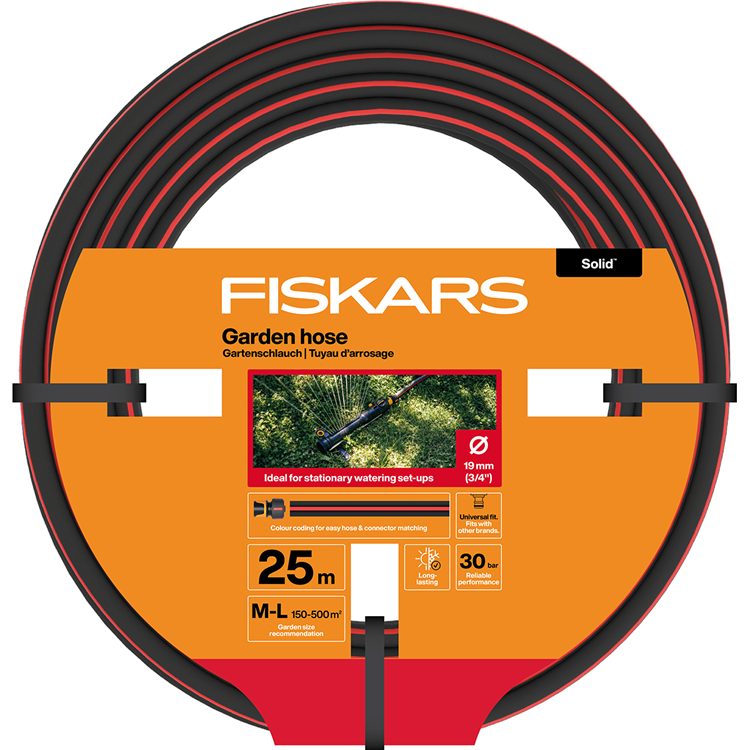 ギャラリービューアに画像をロードする, Fiskars 1074445 - solid tuinslang 25m 19mm 3 4” | 1 stuks