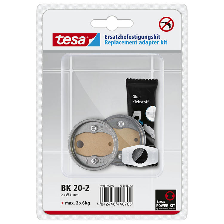 Afbeelding laden in galerijviewer, Tesa 1073541 - vervanging adapter kit bk20-2 | 1 stuks