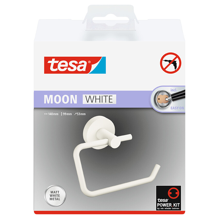 ギャラリービューアに画像をロードする, Tesa 1073534 - moon white toiletrol houder zonder deksel wit | 1 stuks