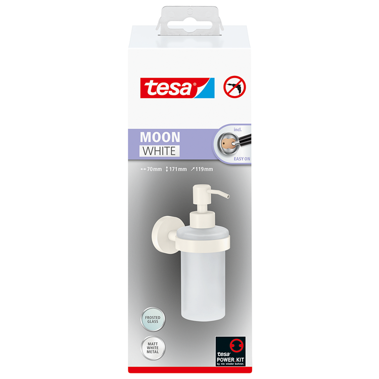 Afbeelding laden in galerijviewer, Tesa 1073536 - moon white zeeppomp wit | 1 stuks
