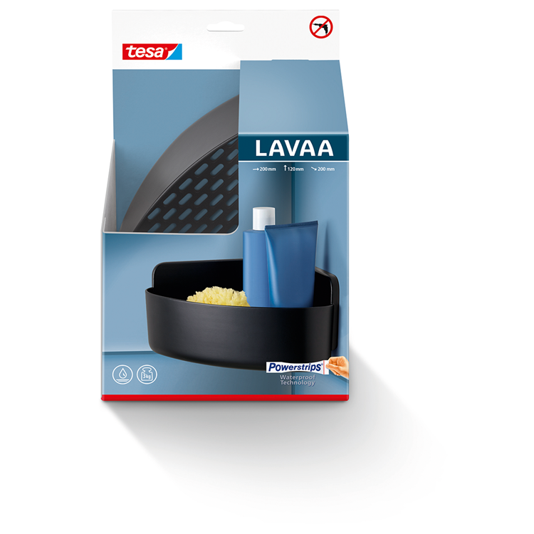 Afbeelding laden in galerijviewer, Tesa 1072294 - lavaa hoek doucherek enkel m | 2 stuks
