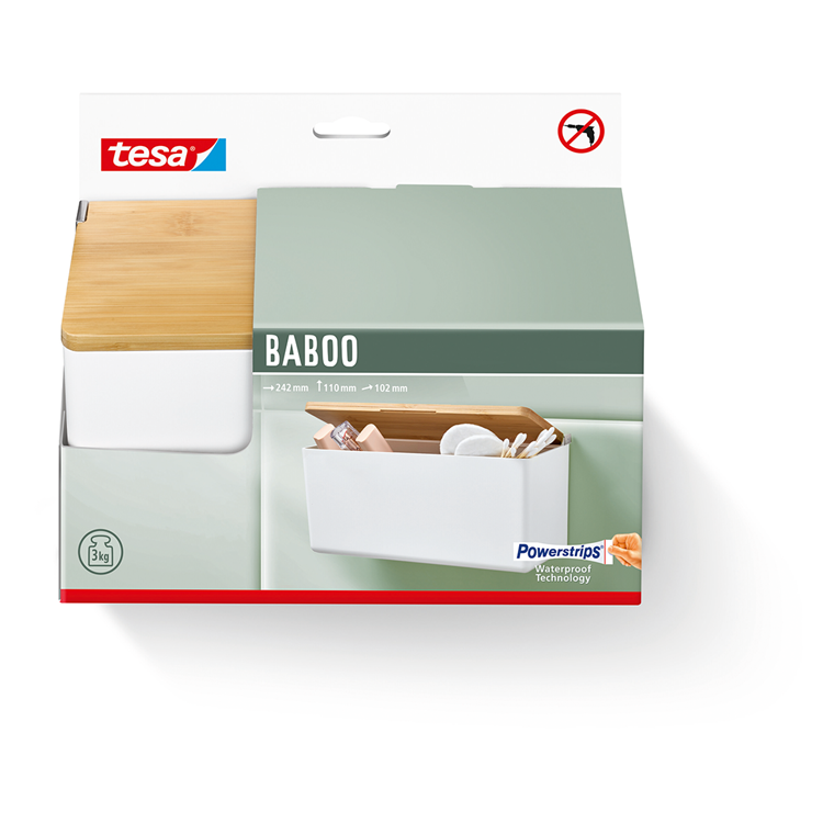 Afbeelding laden in galerijviewer, Tesa 1072298 - baboo opbergbox m | 2 stuks