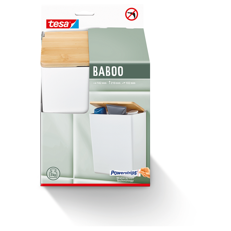 Afbeelding laden in galerijviewer, Tesa 1072299 - baboo opbergbox l | 2 stuks