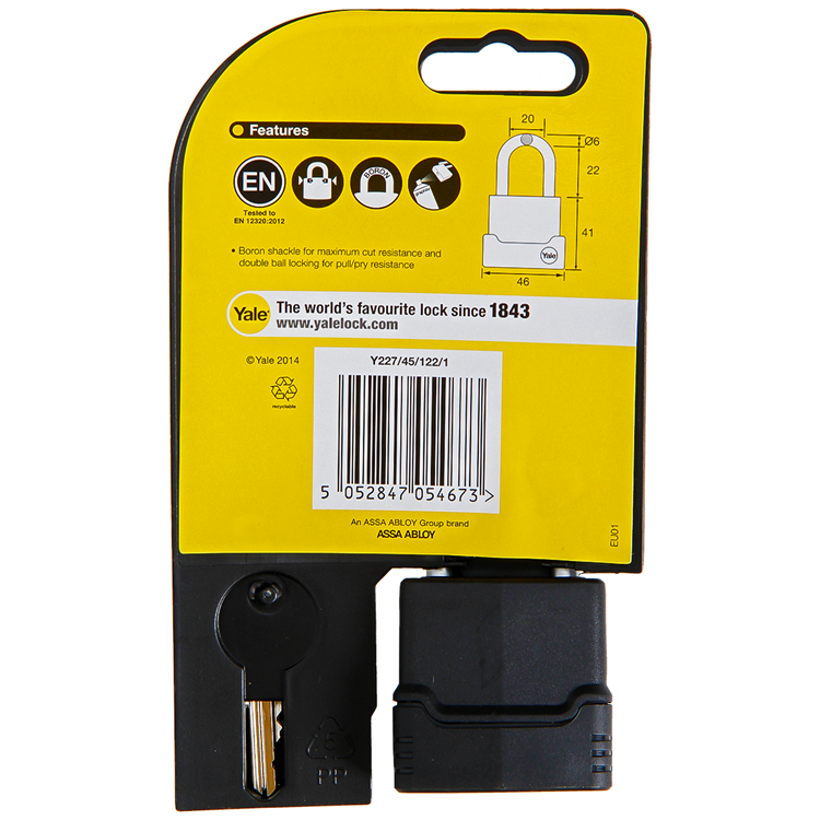 Chargez l'image dans la visionneuse de la galerie, Yale 1060488 - hangslot protector 45mm weerbestendig | 3 stuks