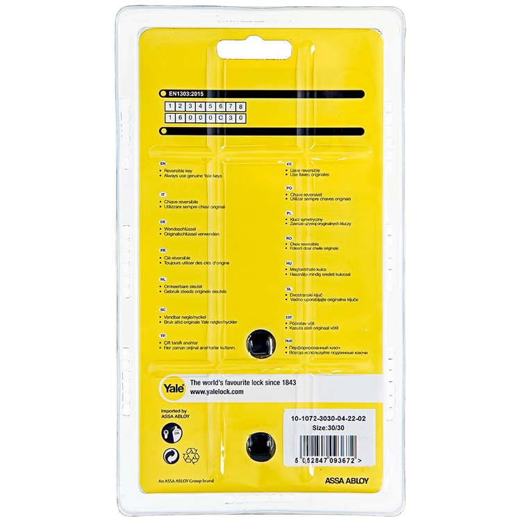 Afbeelding laden in galerijviewer, Yale 1060547 - 2 profielcil. 1000 mv 60mm(30 30) | 5 stuks