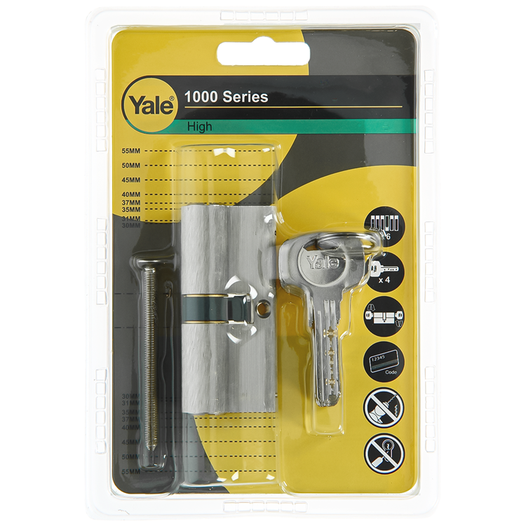 Afbeelding laden in galerijviewer, Yale 1060537 - profielcilinder 1000 mv 70mm(35 35) | 5 stuks