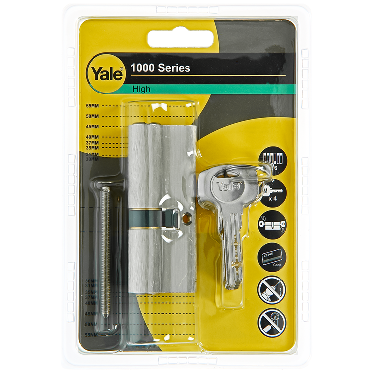 Afbeelding laden in galerijviewer, Yale 1060540 - profielcilinder 1000 mv 80mm(35 45) | 5 stuks