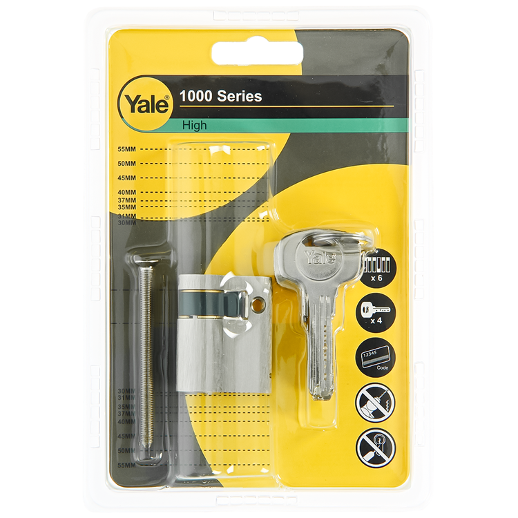Afbeelding laden in galerijviewer, Yale 1060532 - halve profielcil. 1000 mv40mm(30 10) | 5 stuks