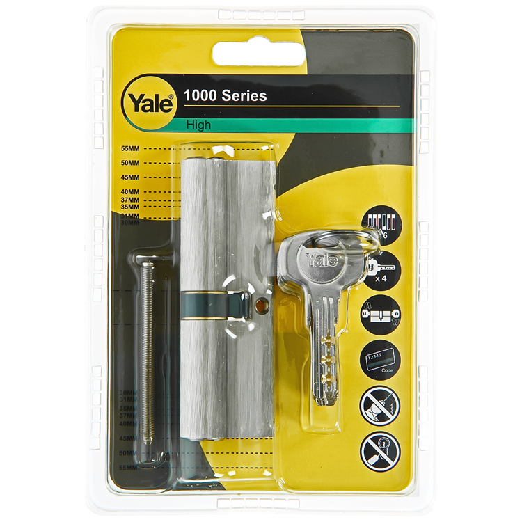 Afbeelding laden in galerijviewer, Yale 1060544 - profielcilinder 1000 mv 95mm(45 50) | 5 stuks