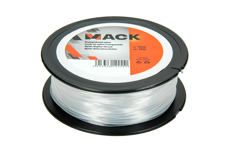 Afbeelding laden in galerijviewer, Mack 1014886 - etalagedraad nylon haspel 1mm 50m | 10 stuks