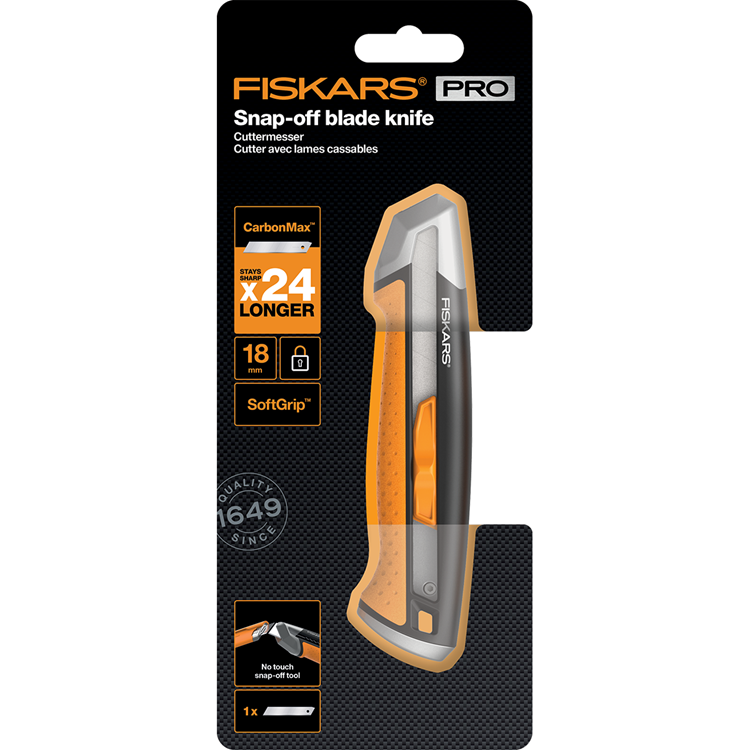 Afbeelding laden in galerijviewer, Fiskars 1027227 carbonmax-cuttermes, 18 mm 1 stuk(s)