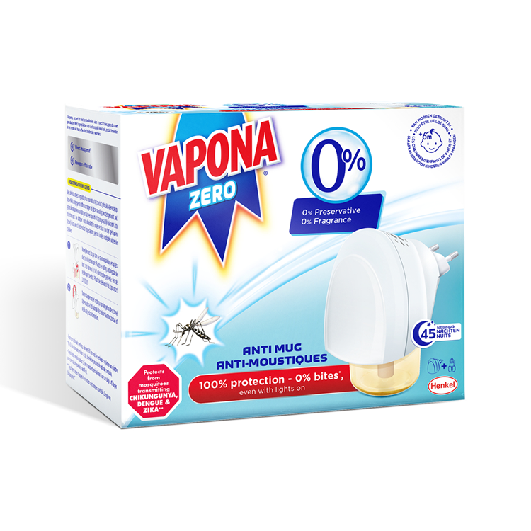 Afbeelding laden in galerijviewer, Vapona 1074483 - zero anti muggen elektrisch apparaat | 12 stuks