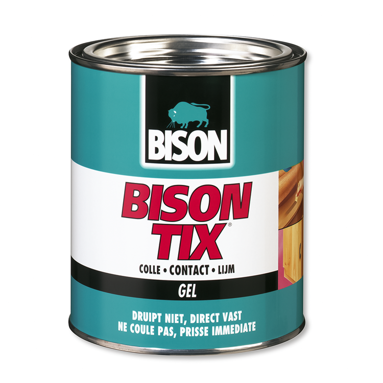 Afbeelding laden in galerijviewer, Bison tix® blik 250 ml, gelvormig, super sterk, universeel, contactlijm, waterdichte afwerking, eenvoudig in gebruik, geschikt voor ontelbare reparaties