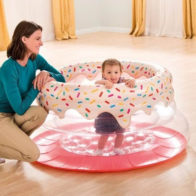 Load image into Gallery viewer, Intex opblaasbare baby box My First Gym