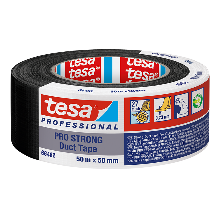 Load image into Gallery viewer, Tesa professional tesa duct tape pro-strong 66462-00002-00 reparatietape zwart (l x b) 50 m x 50 mm 1 stuk(s)