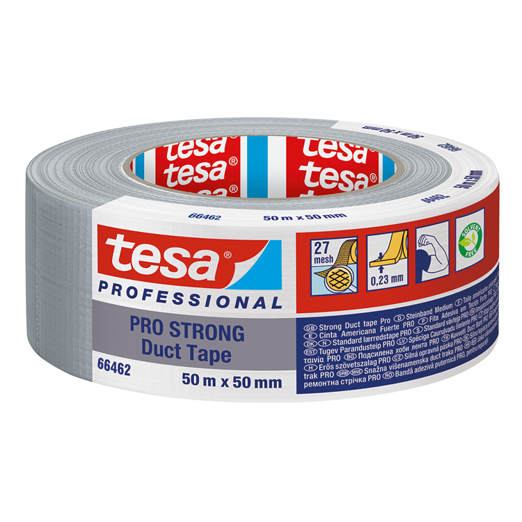 Afbeelding laden in galerijviewer, Tesa professional tesa duct tape pro-strong 66462-00003-00 reparatietape grijs (l x b) 50 m x 50 mm 1 stuk(s)