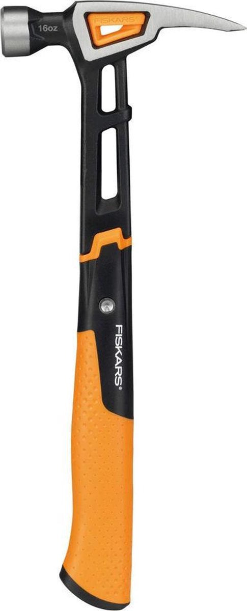 Afbeelding laden in galerijviewer, Fiskars isocore™ serie - timmermanshamer - 450g - ergonomische greep - roestvrij
