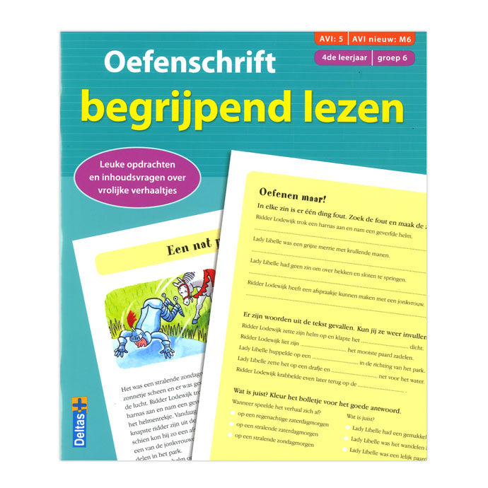 Load image into Gallery viewer, Deltas oefenschrift begrijpend lezen m6 (groep 6)
