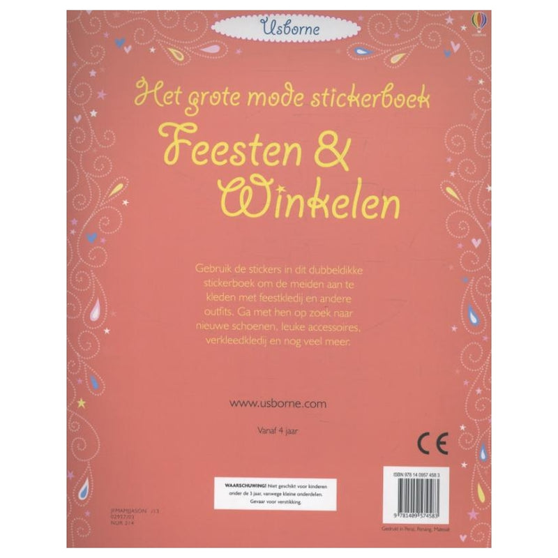 Load image into Gallery viewer, Wins holland grote mode stickerboek - feesten winkelen (700 stickers)