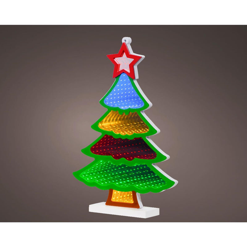 Afbeelding laden in galerijviewer, Lumineo infinity lights kerstboom led acryl 5x21,5x32cm