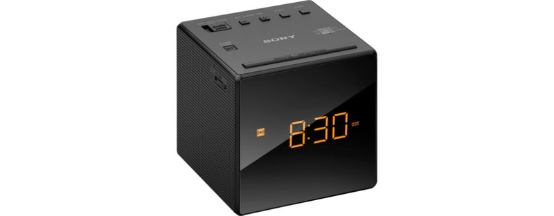 Load image into Gallery viewer, Sony icfc1b.ced klokradio 100 mw zwart