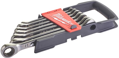 Load image into Gallery viewer, Milwaukee accessoires max bite | metrische ratel combinatiesleutel-set | 7-delig - 4932464993