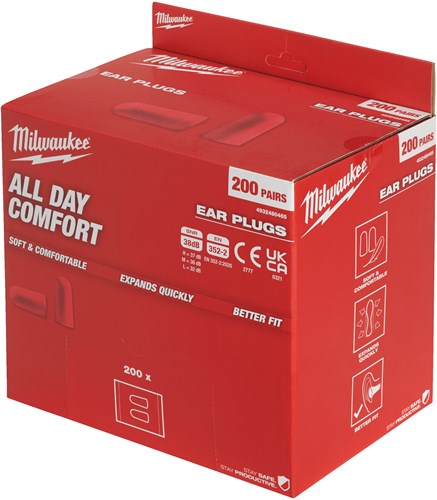 Afbeelding laden in galerijviewer, Milwaukee accessoires oordoppen van schuim | 200 paar 4932480465