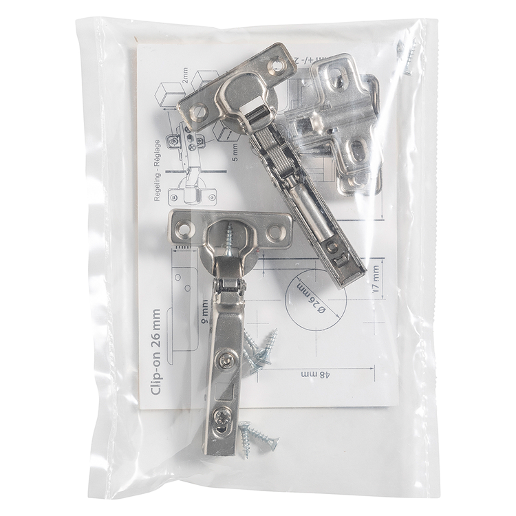 Afbeelding laden in galerijviewer, Mack 1071150 - 2 inboorsch. clip on soft cl. 26mm 110° opliggende deur | 5 stuks