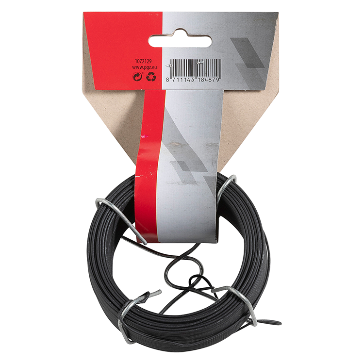Afbeelding laden in galerijviewer, Mack 1072129 - binddraad zwart geplast. 1,2mm 50m type 2 7 | 5 stuks