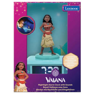 Afbeelding laden in galerijviewer, Lexibook wekker radio 3d vaiana met licht en geluidseff.