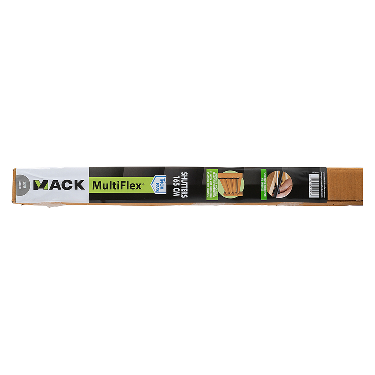 Afbeelding laden in galerijviewer, Mack 1074593 - multiflex shutters 165 cm rvs | 2 stuks