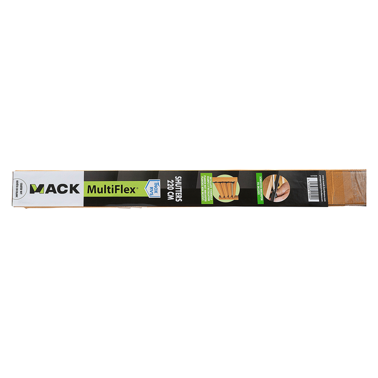 Afbeelding laden in galerijviewer, Mack 1074598 - multiflex shutters 220 cm rvs wit gecoat | 2 stuks
