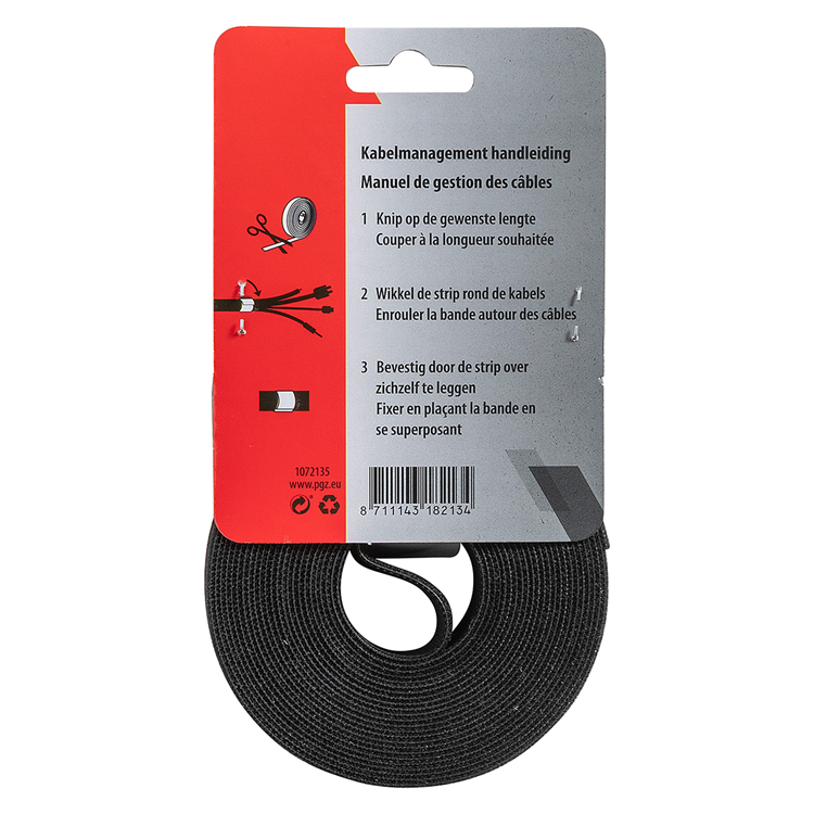 Afbeelding laden in galerijviewer, Mack 1072135 - velcro zwart 25mm 5m | 5 stuks