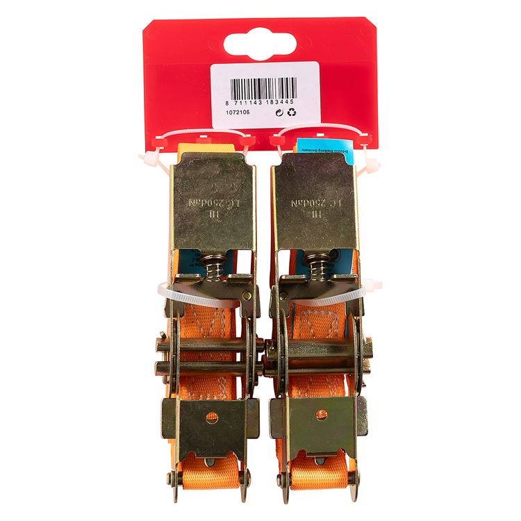 ギャラリービューアに画像をロードする, Mack 1072106 - 2 spangordels pe, ratelspanner25mm-5m max 500kg | 5 stuks